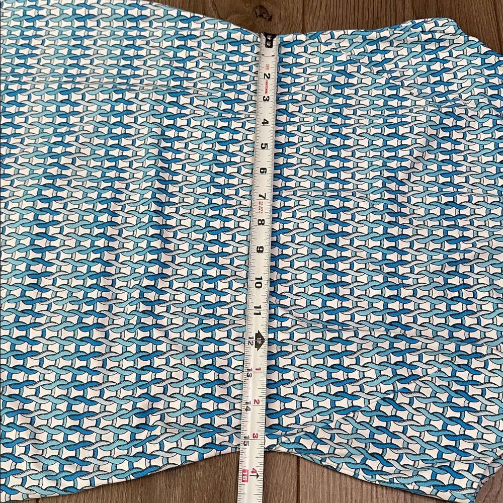 J. McLaughlin Sophia Catalina Cloth Sleeveless Geometric Blue White Size Medium‎ - Picture 9 of 12